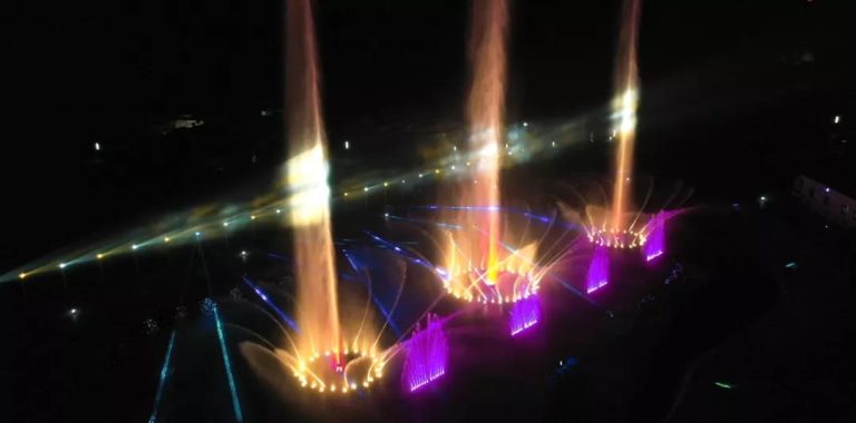 Legend‑Hong’an Light & Water Show, Jinxiu Tongluo Scenic Area, Hong’an, Hubei, China