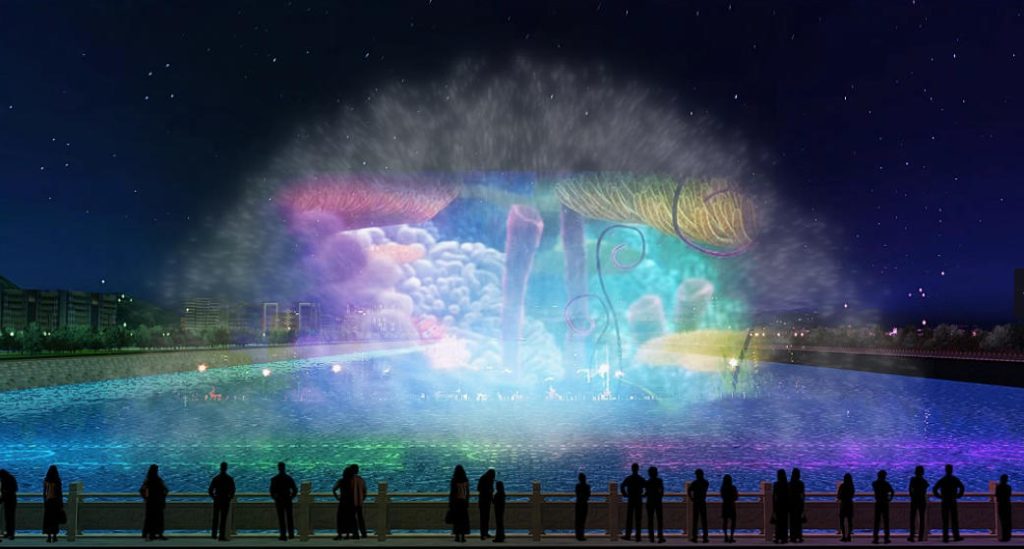 Design of Water‑Curtain Light Show Design of Water‑Curtain Light Show